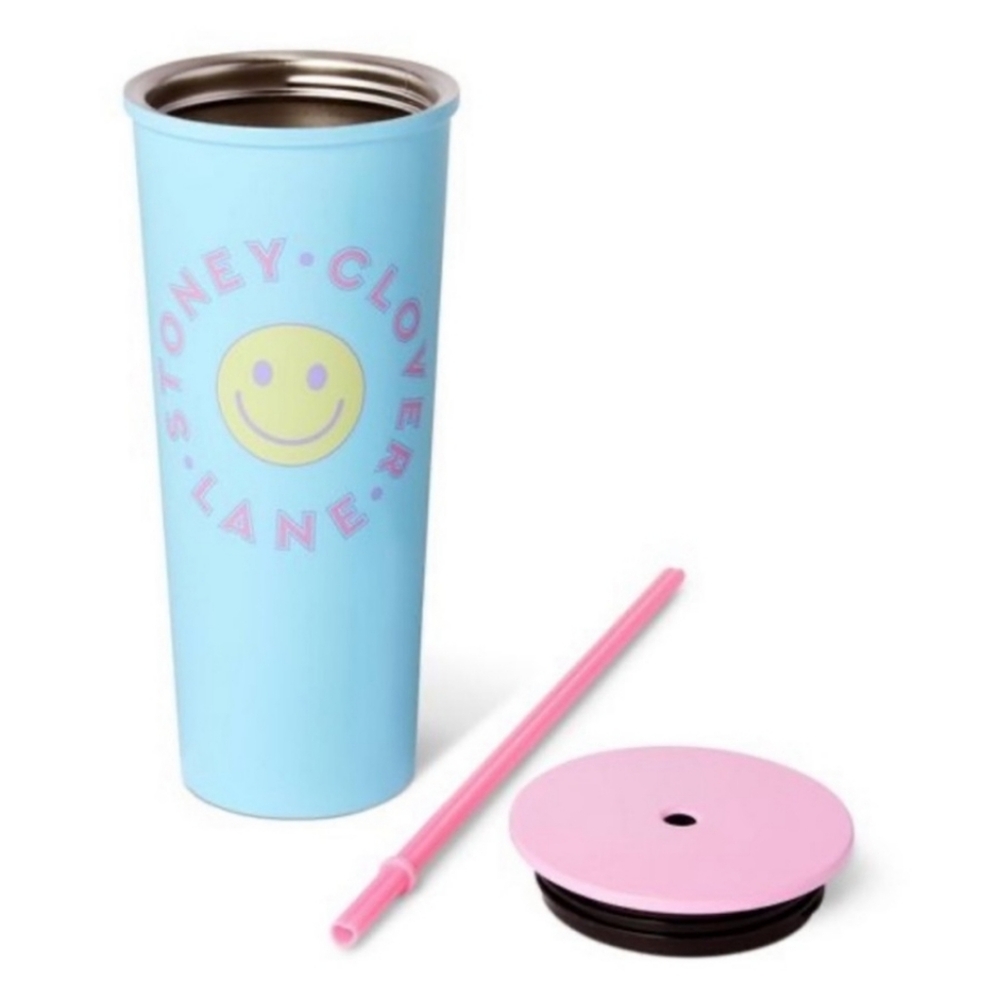 Stoney Clover Lane Metal Reusable Cup with Straw